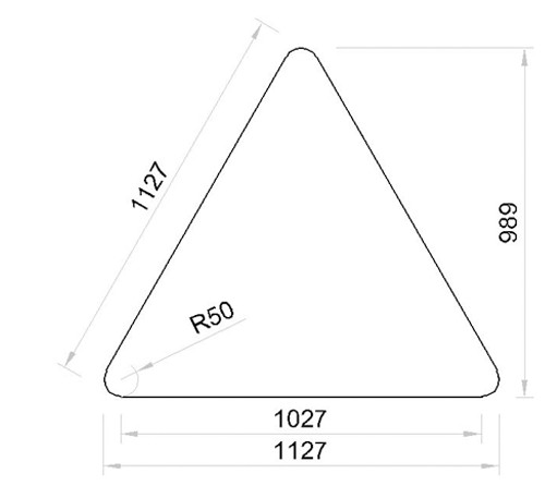 Polaris Acoustic Element Triangle - 40/989/1127 мм