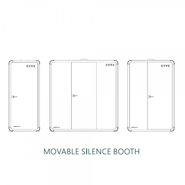 Акустична Кабина - Soundbox Acoustic Silence Booth - SR-S (F1) - 1000/936/2300 cm