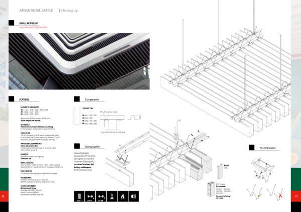Каталог Метални Бафъли ATENA Metal Baffle