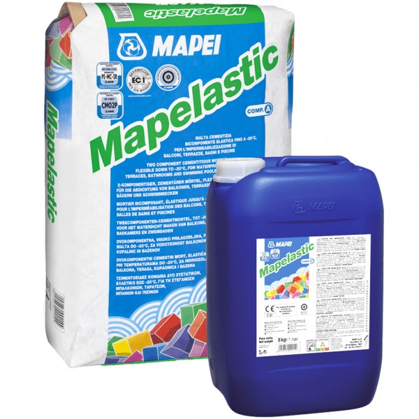 Циментова хидроизолация MAPEI Mapelastic A+B - 32 кг