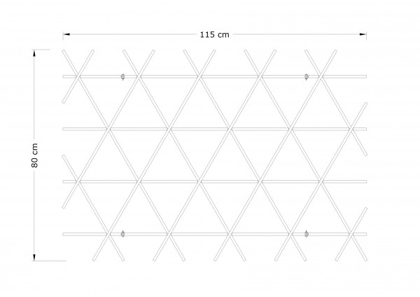 Висящо пано Rectangle PET (филц)