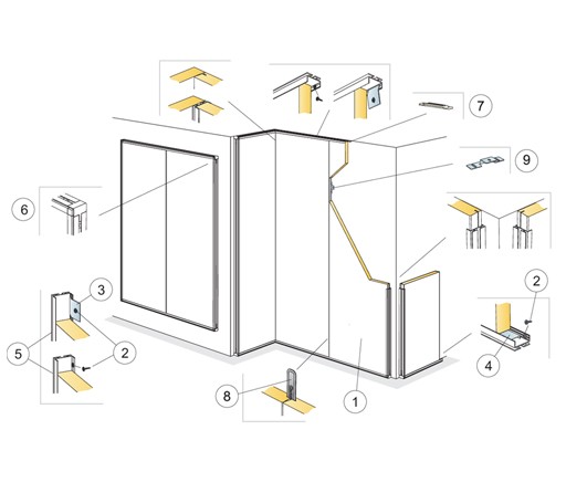 Ecophon Akusto Wall C / Texona Acai