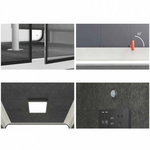 Акустична Кабина - Soundbox Acoustic Silence Booth - SRP-M (E2) - 1500/1286/2300 cm