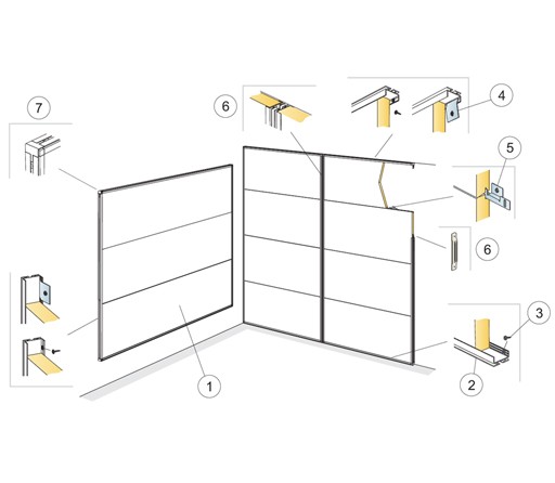 Ecophon Akusto Wall C / Texona Oyster