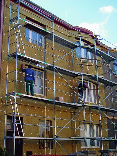 Фасадна каменна вата Rockwool Frontrock Max Plus - 100/600/1200 мм