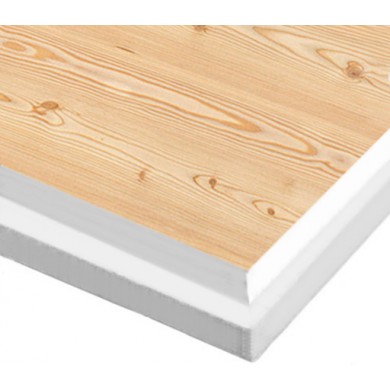 10 бр. Минералфазер Пана KCS KNAUF Ceiling Solutions Varioline Wood Larch Tegular 15 паднал борд - 19/600/600 мм
