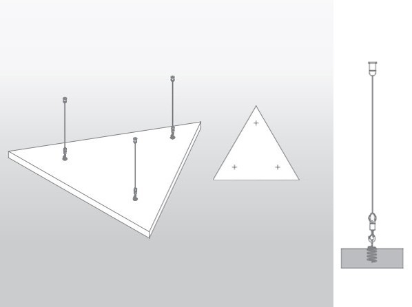 Polaris Acoustic Element Triangle - 40/989/1127 мм